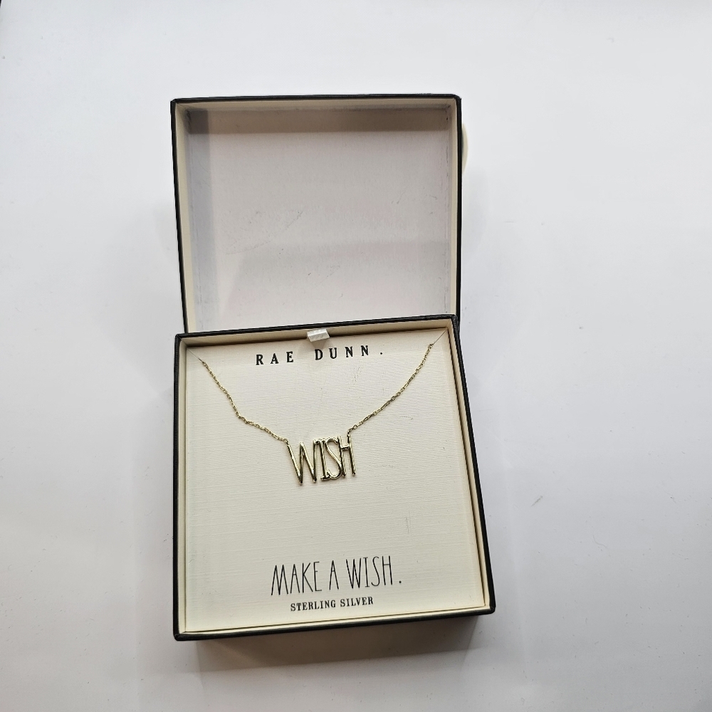 Rae Dunn Wish Necklace